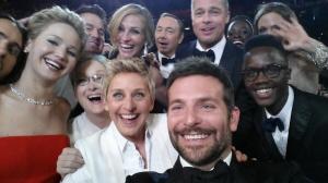 Ellen DeGeners' famous Oscar photo